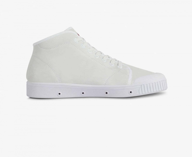 Basket Spring Court B2 Daim Blanche Homme | FSM-42848812